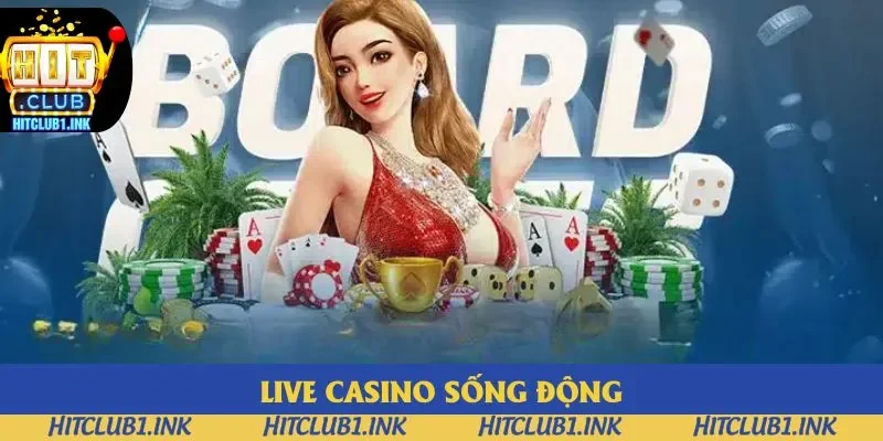 Sảnh casino Hitclub mang đến nhiều lựa chọn cá cược cho thành viên
